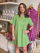 Load image into Gallery viewer, Matcha Tunic Mini Dress
