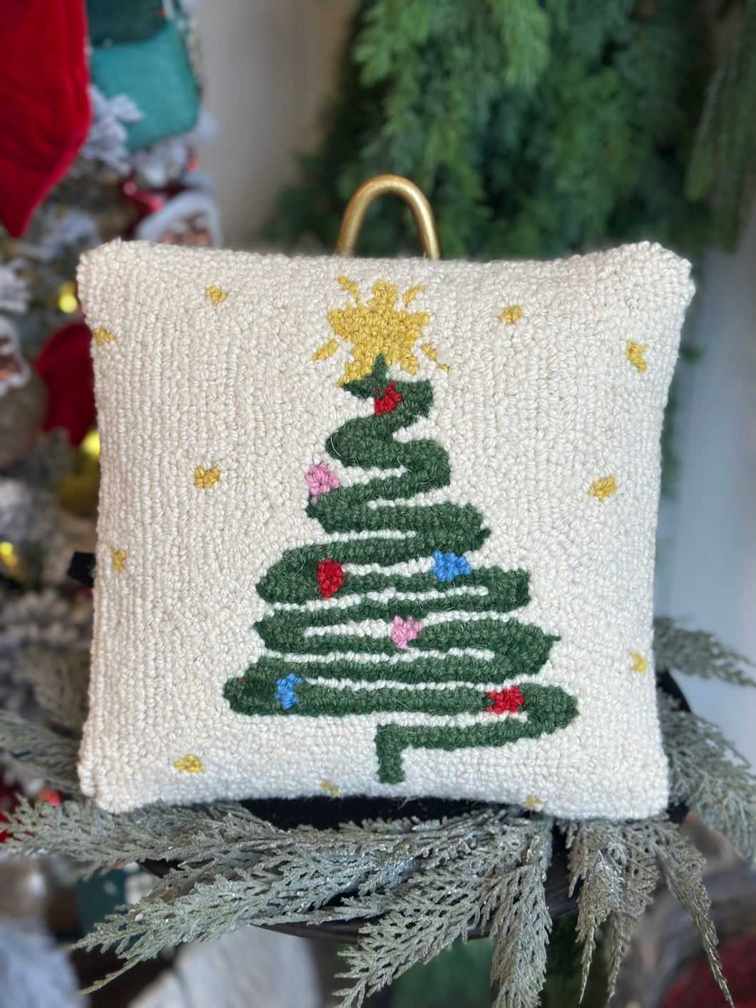 Simple Tree Hook Pillow