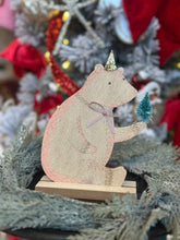 Load image into Gallery viewer, Wooden Bear Figurines
