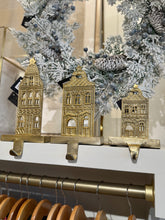 Load image into Gallery viewer, Gold Finish House Stocking Holders
