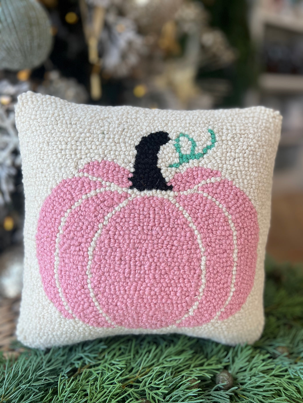 Pink Pumpkin Hook Pillow