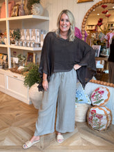 Load image into Gallery viewer, One Size Chocolate Open Knit Dolman Top
