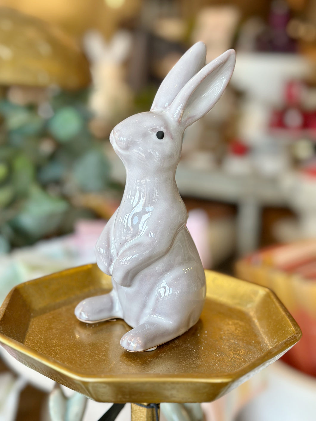 Lavender Ceramic Bunny