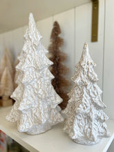 Load image into Gallery viewer, Glazed White Stoneware Trees
