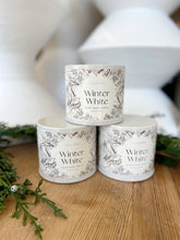 Load image into Gallery viewer, Winter White Tin Candle

