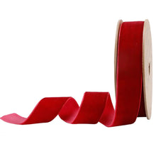 Load image into Gallery viewer, 10 yards 1&quot; Velvet Ribbon
