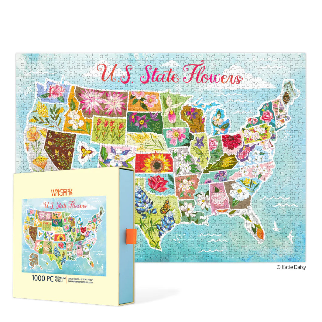 US State Flowers Puzzle