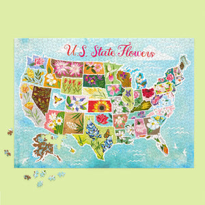 US State Flowers Puzzle