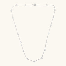 Load image into Gallery viewer, Silver Camille Pearl Necklace
