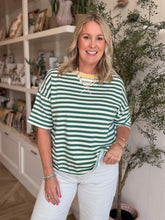Load image into Gallery viewer, Green Stripe T-Shirt
