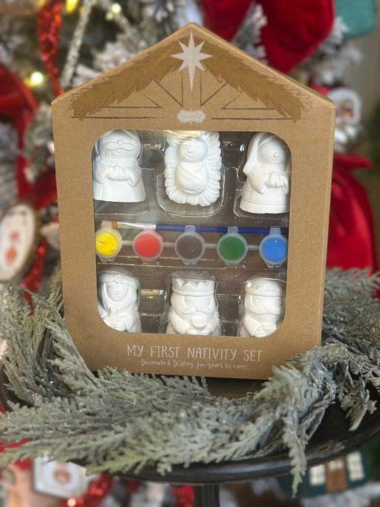 Paint Your Own Nativity Set