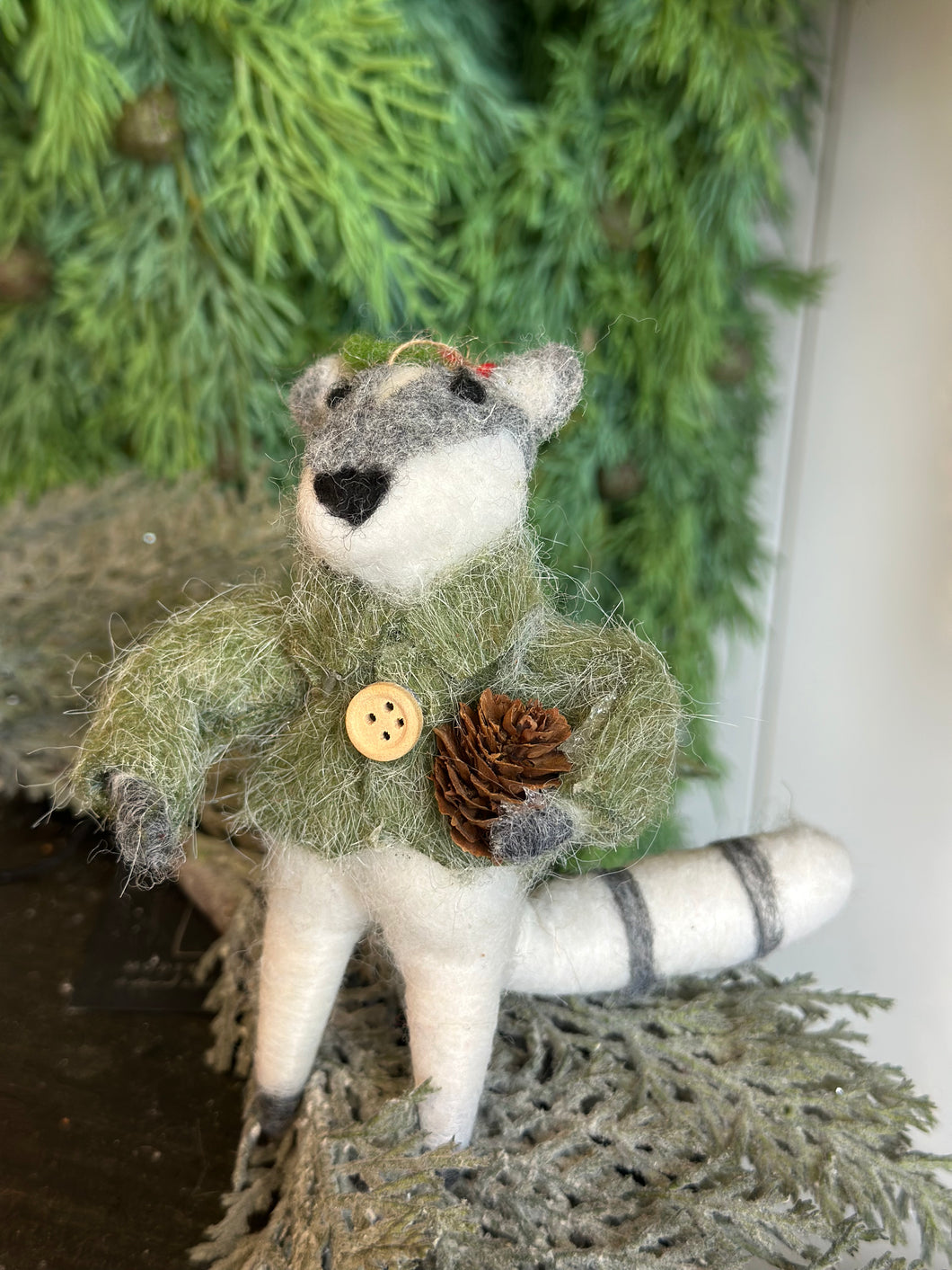 Winter Mice Wool Felt Ornaments