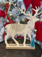 Load image into Gallery viewer, Wooden Deer Figurines
