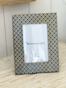 Handmade Black & Ivory Photo Frame