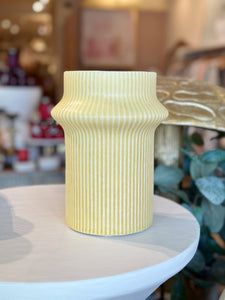 Yellow Ceramic Vases