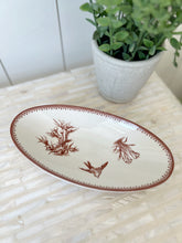 Load image into Gallery viewer, Oval Bird Stoneware Dish
