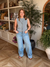 Load image into Gallery viewer, Low Rise Baggy Cuffed Jeans
