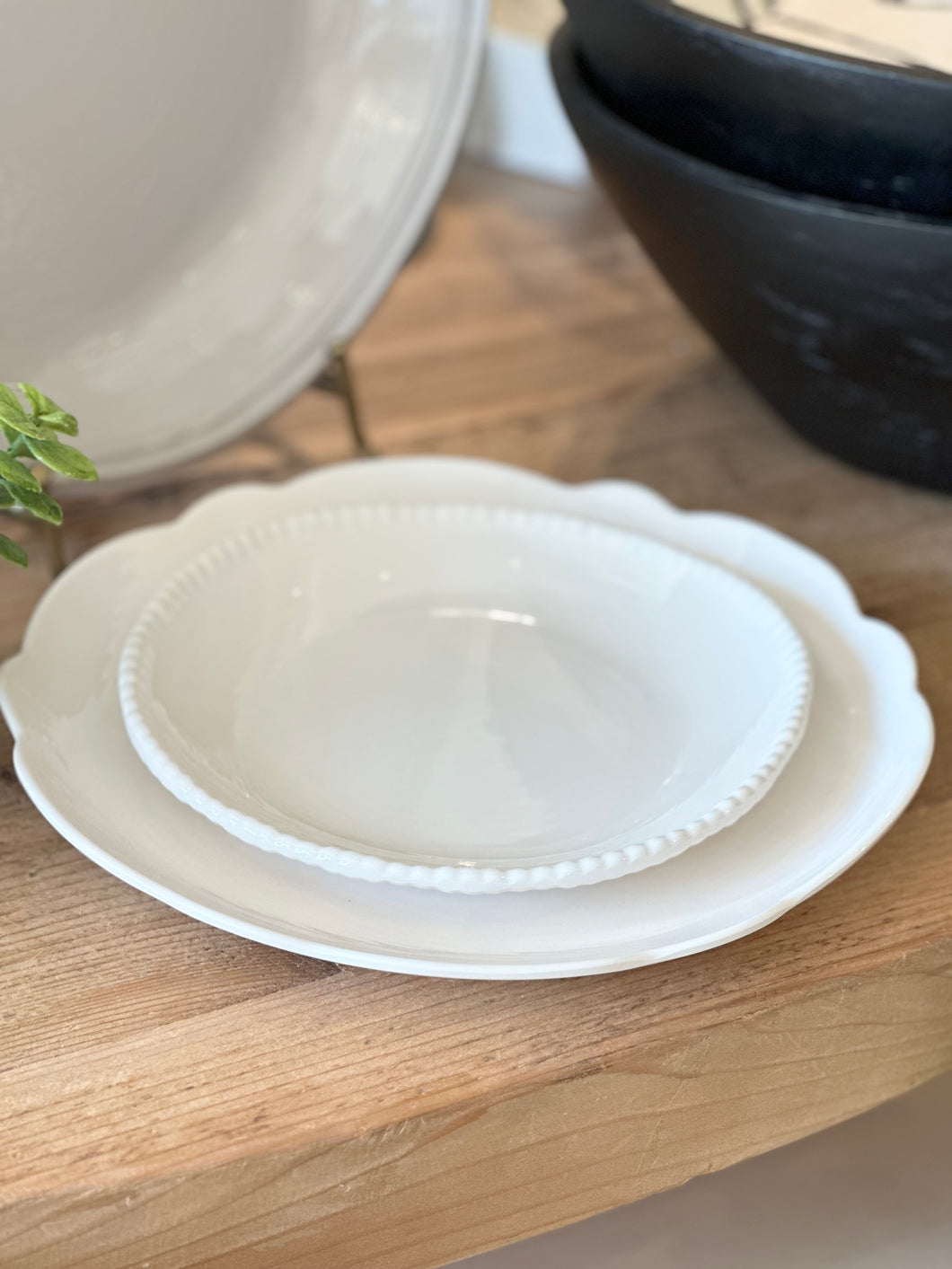 Melamine Bead Salad Plate