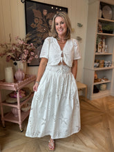 Load image into Gallery viewer, Topical Embroidered Skirt Set
