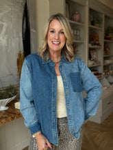 Load image into Gallery viewer, Dark Denim Mix Shirt
