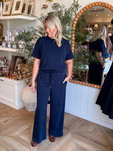 Load image into Gallery viewer, Slate Navy Soft Leisure Set
