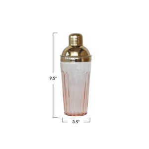 Pink & Gold Cocktail Shaker