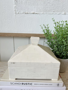 Ivory Resin Box w/ Lid