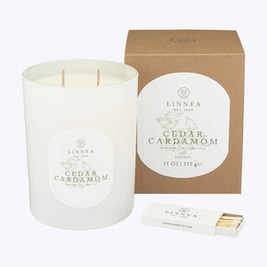 Linnea 2 Wick Candle Cedar Cardamom
