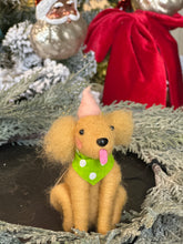 Load image into Gallery viewer, Fancy Wool Felt Dog Ornaments
