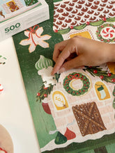 Load image into Gallery viewer, Gingerbread Village Puzzle
