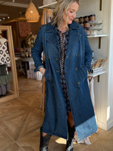 Load image into Gallery viewer, Denim Trench Coat
