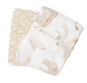 2 Pack Cotton Swaddles
