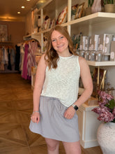 Load image into Gallery viewer, Mocha &amp; Blue Mini Skirt
