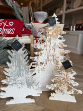 Load image into Gallery viewer, Ivory Distressed Wood Trees
