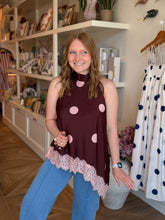 Load image into Gallery viewer, Burgundy Halter Neck Top
