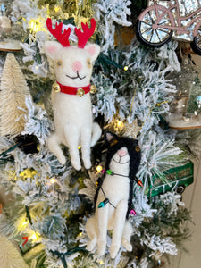 Wool Jingle Cats Ornaments