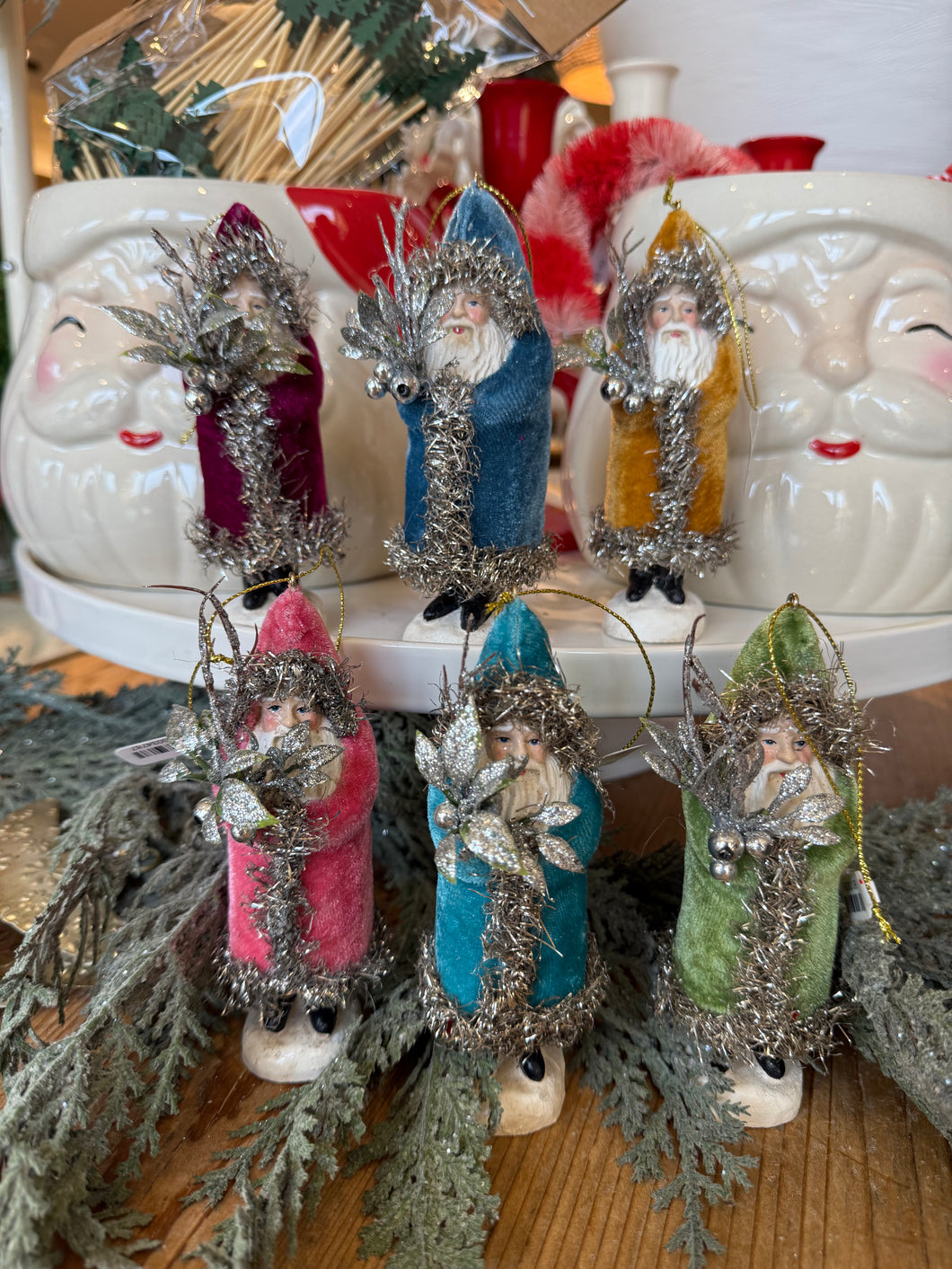 Belsnickle Santa Ornaments