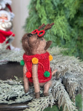 Load image into Gallery viewer, Dog Holiday Wool Felt Ornaments
