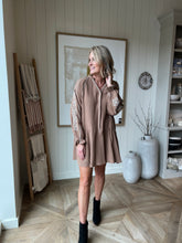 Load image into Gallery viewer, Mocha Gauze Embroidered Dress
