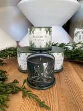 Load image into Gallery viewer, Balsam &amp; Cedar Holiday Tin Candle
