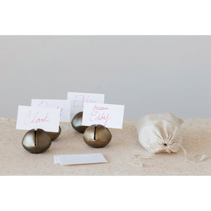 Set of 4 Bell Placecards