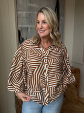 Load image into Gallery viewer, Coco Stripe Print Blouse
