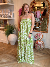 Load image into Gallery viewer, Matcha Zebra Print Maxi Dress
