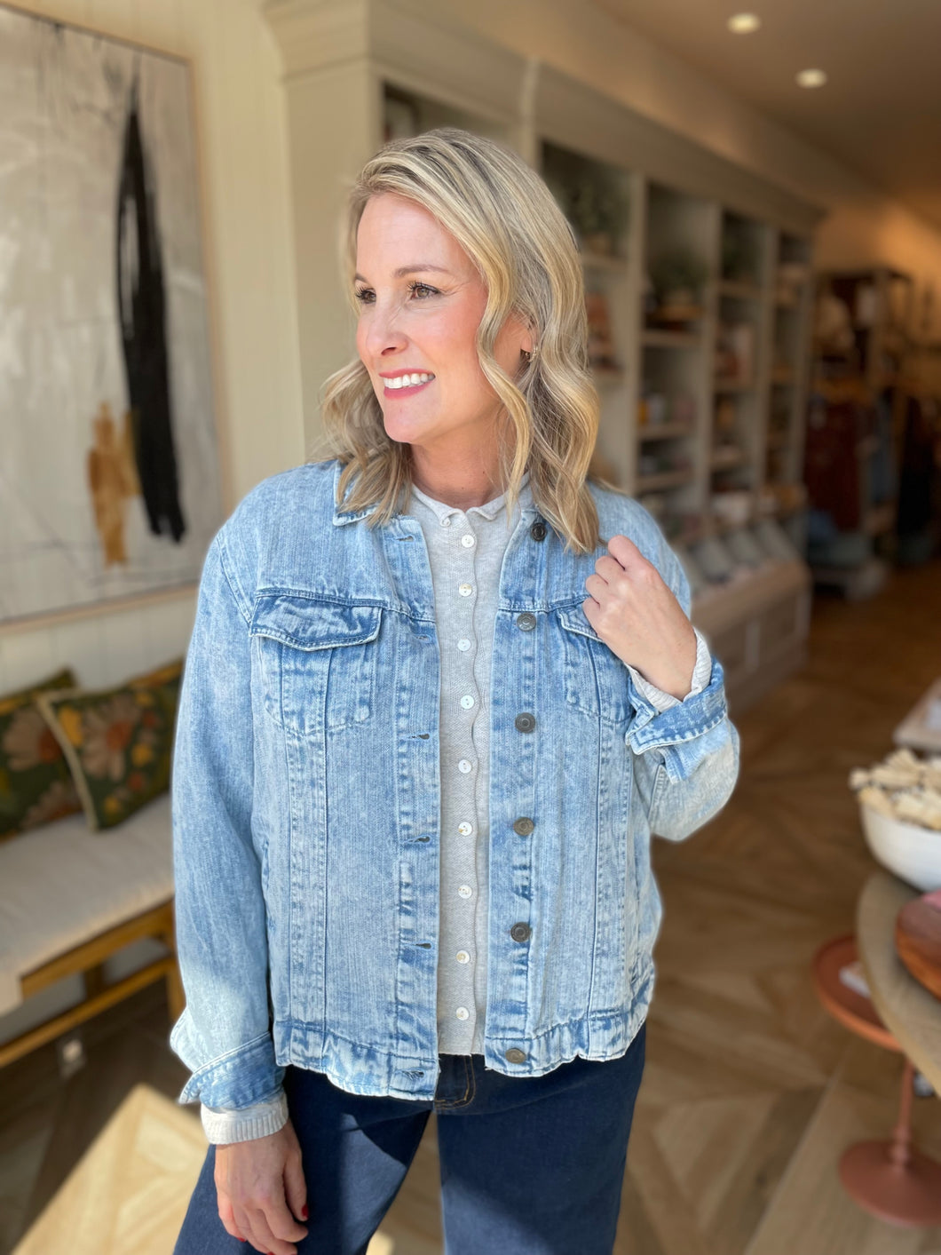 Light Wash Siena Denim Jacket