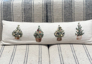 Christmas Tree Lumbar Pillow