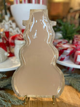 Load image into Gallery viewer, Enamel Wood Snowman Tray

