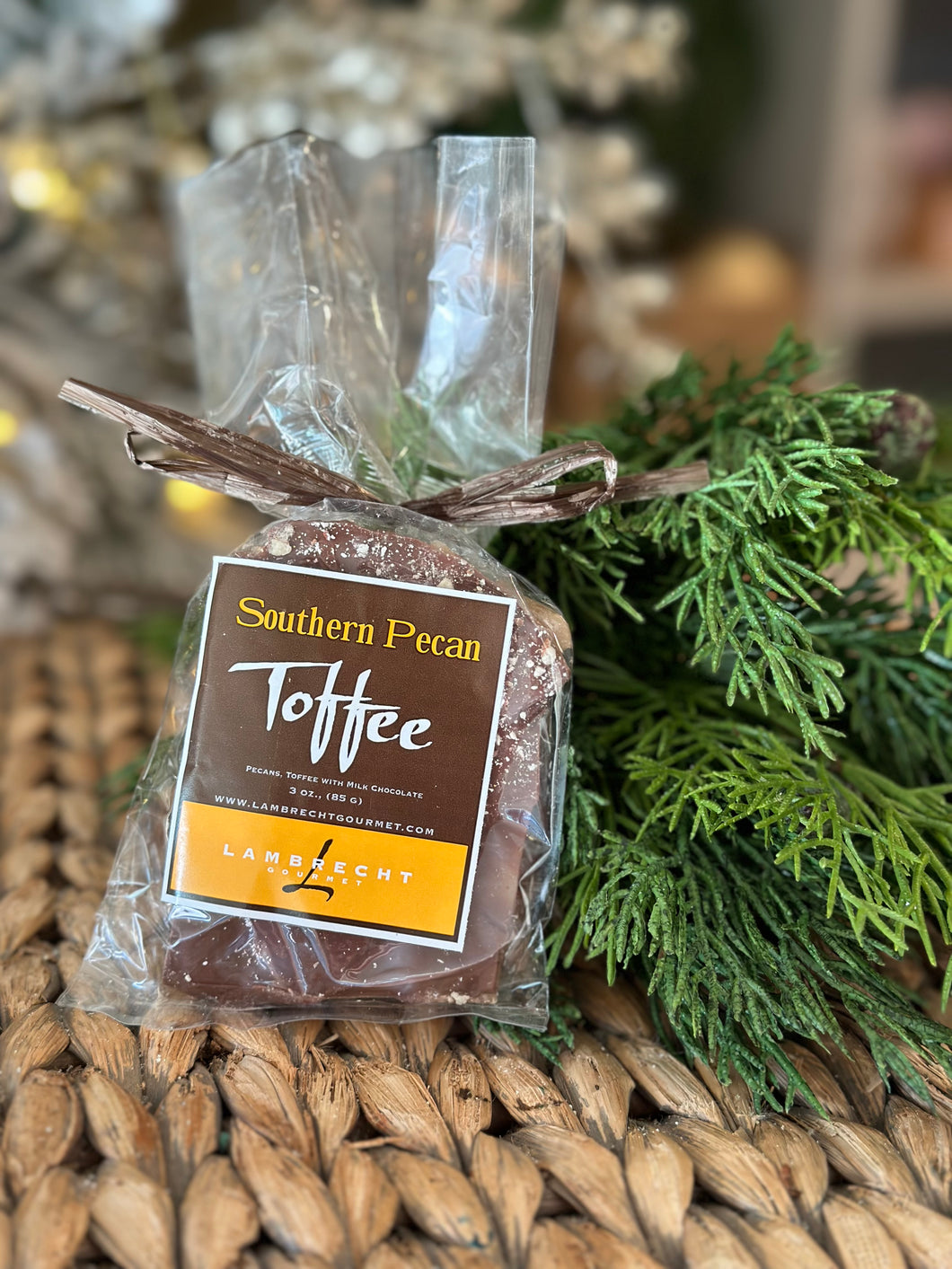 Southern Pecan Toffee 3oz Bg