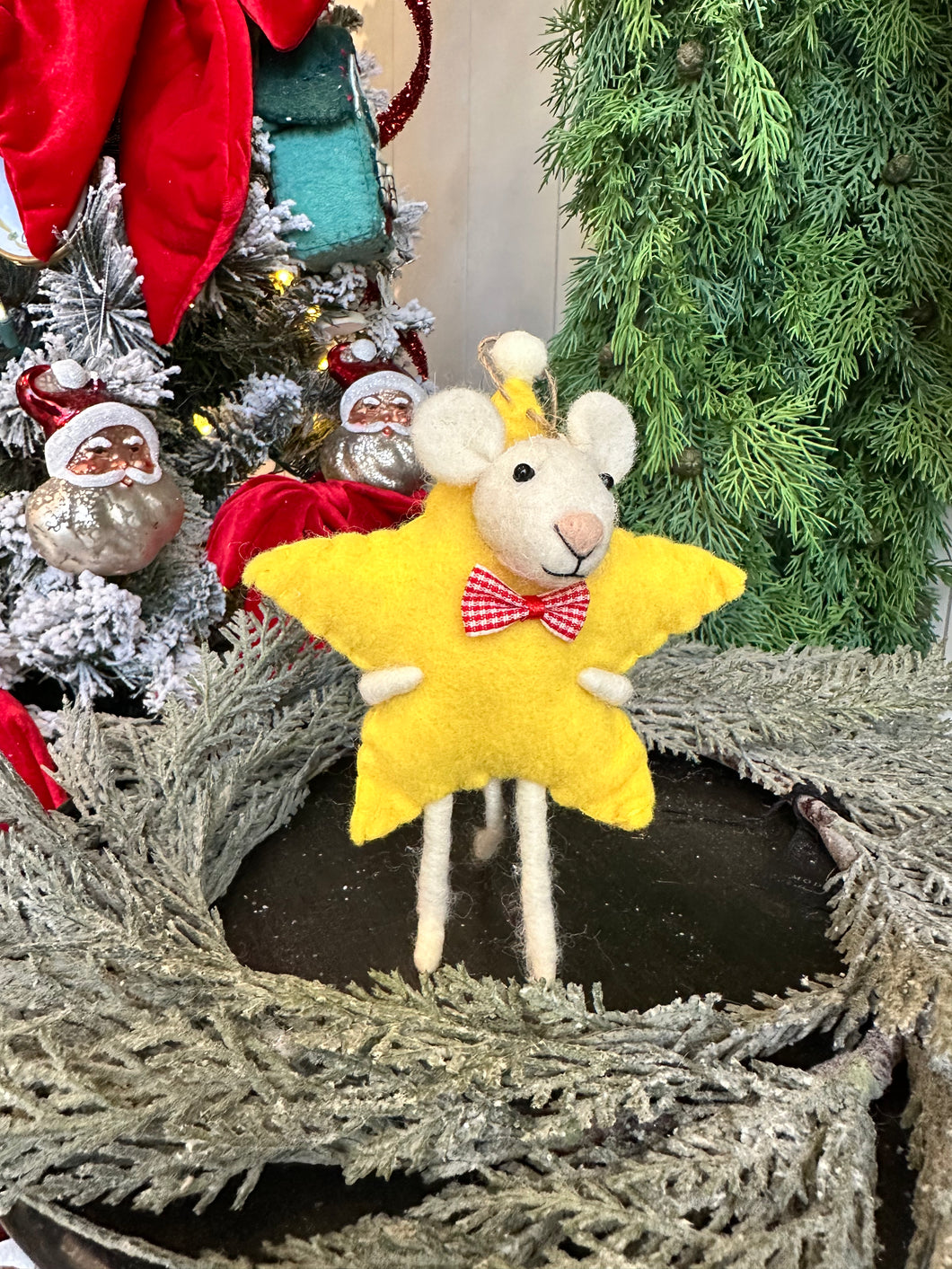 Star/Tree Mice Ornament