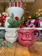 Load image into Gallery viewer, Large Ceramic Santa Mugs
