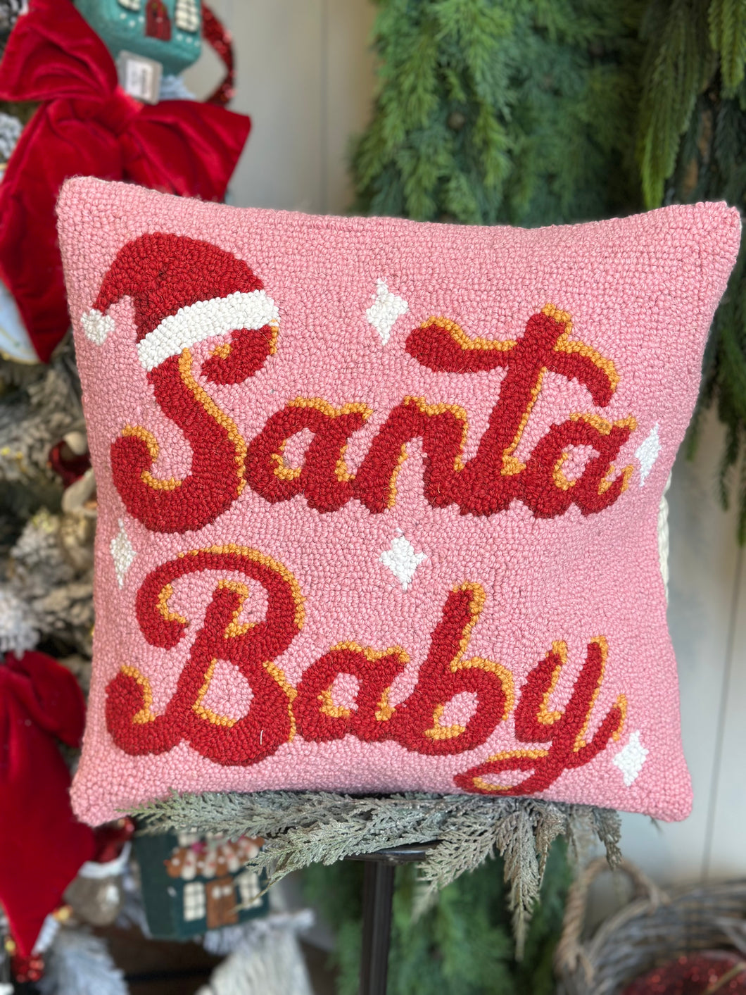 Santa Baby Hook Pillow